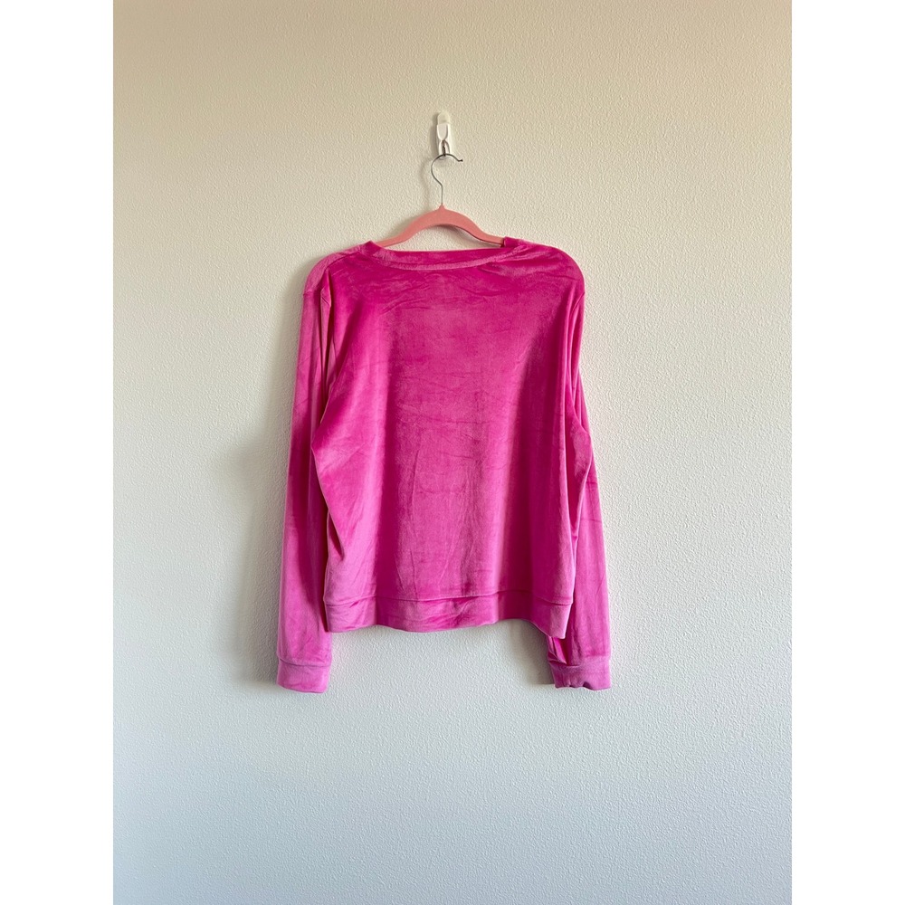 Juicy Couture Pink 3 Piece Sleepwear Lounge Set XL Playful Trashy-Chic McBling - Picture 4 of 8